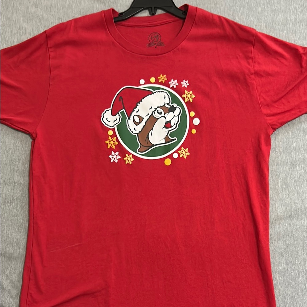 Gildan Red Bulldog Santa T-Shirt